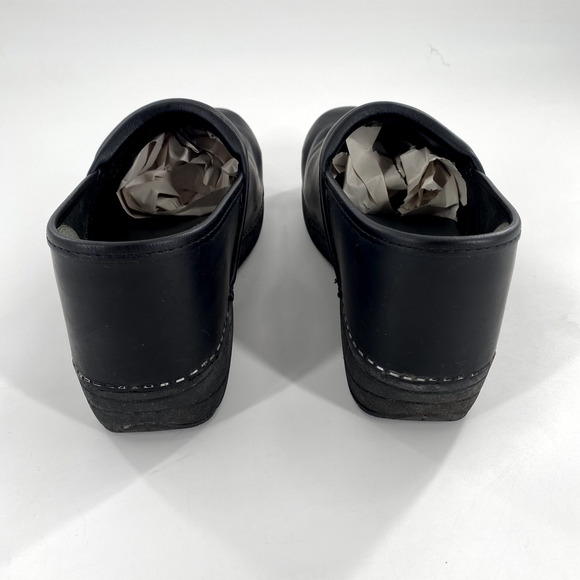 Dansko XP 2.0 Professional Womens Black Leather Clogs Sz 41/10.5-11 Nursing Chef - Picture 8 of 9